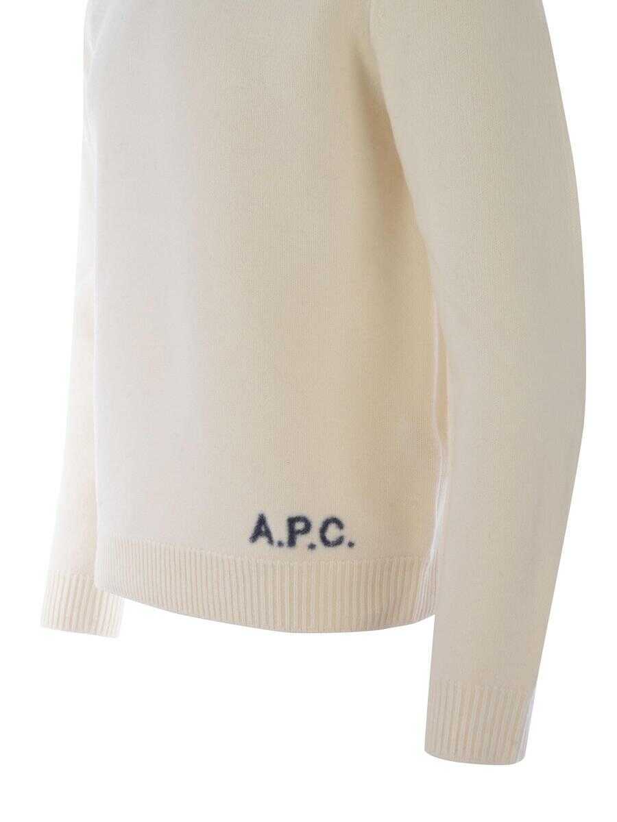 Pulovere A.P.C. A.P.C.  Sweaters Beige Barbati (BM 16286862) 4