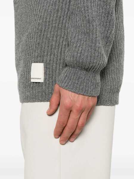 Pulovere casual Emporio Armani Wool Jersey. GREY Barbati (BM 16288407) 5