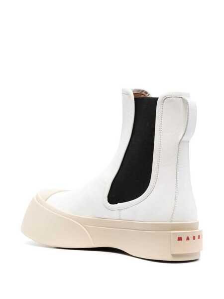 Bocanci Marni Marni Pablo Leather Boots White Femei (BM 16288890) 3