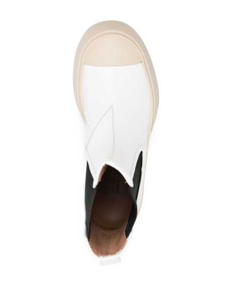 Bocanci Marni Marni Pablo Leather Boots White Femei (BM 16288890) 4