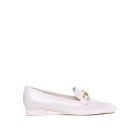 Pantofi fara toc Stuart Weitzman Signature Square Leather Loafers Femei