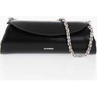 Genti de mana Brushed Leather Cannolo Trunk Bag With Chain Strap Femei