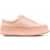 Jil Sander Lace-Up Canvas Sneakers With Chunky Sole Pink
