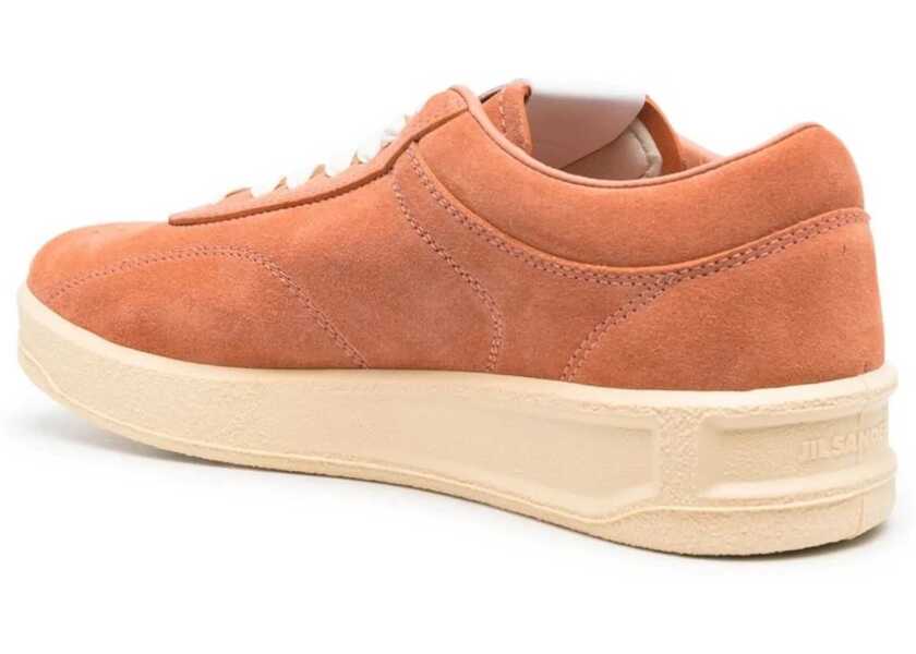 Sneakers Jil Sander Suede Low-Top Sneakers With Rubber Sole Pink Barbati (BM 16289046) 3