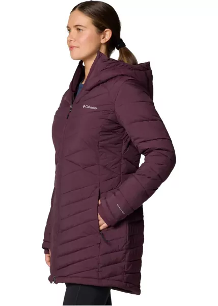 Jachete Columbia Joy Peak Hooded II Mid Jacket Burgundy Femei (BM 16289157) 2