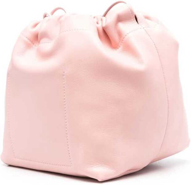 Genti de umar Jil Sander Leather Bucket Bag With Drawstring Pink Femei (BM 16289262) 3