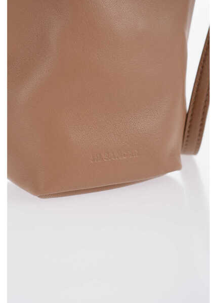 Genti tip postas Jil Sander Leather Mini Shoulder Bag Take Away With Zip Closure Brown Femei (BM 16289274) 2