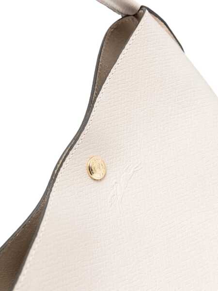 Genti de umar Longchamp Longchamp Cuir De Russie Bucket Bag WHITE Femei (BM 16289940) 4