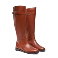 Bocanci Tory Burch T Lock Riding Boot Femei