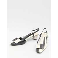 Pantofi cu toc Belle Vivier Optical Slingback Pumps Femei
