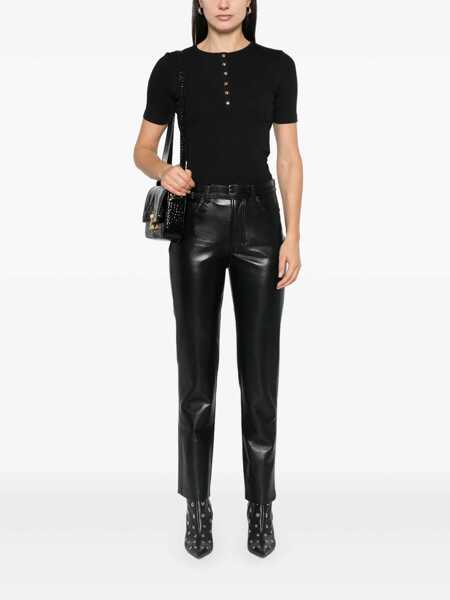 Topuri ANINE BING Anine Bing Tops Black Femei (BM 16294701) 2