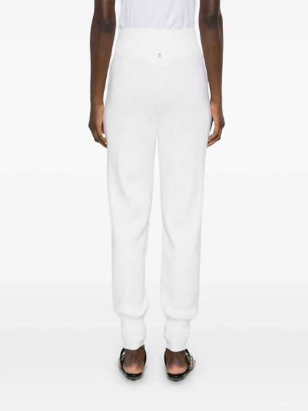 Pantaloni casual Chloe Chlo Wool Knitted Trousers WHITE Femei (BM 16295655) 4