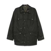 Geci Fendi Waxed Cotton Blend Jacket Barbati