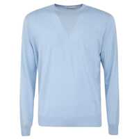 Pulovere Filippo De Laurentiis Wool Silk Cashmere Long Sleeves Crew Neck Sweater Clothing Barbati