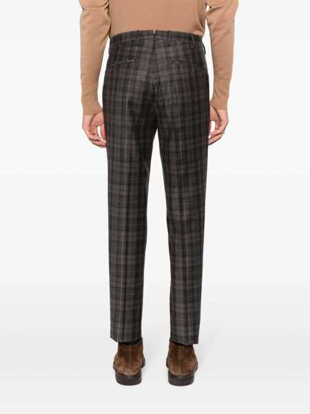 Pantaloni Incotex Incotex Checked Trousers Clothing BROWN Barbati (BM 16300872) 4