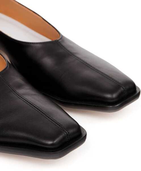 Sandale MM6 Maison Margiela Leather Ballerina BLACK Femei (BM 16301106) 4