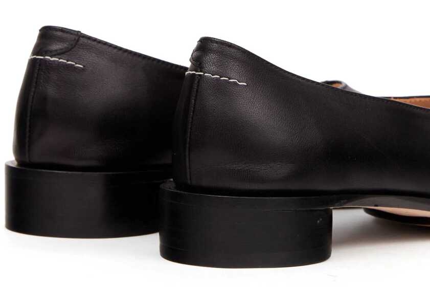 Sandale MM6 Maison Margiela Leather Ballerina BLACK Femei (BM 16301106) 5