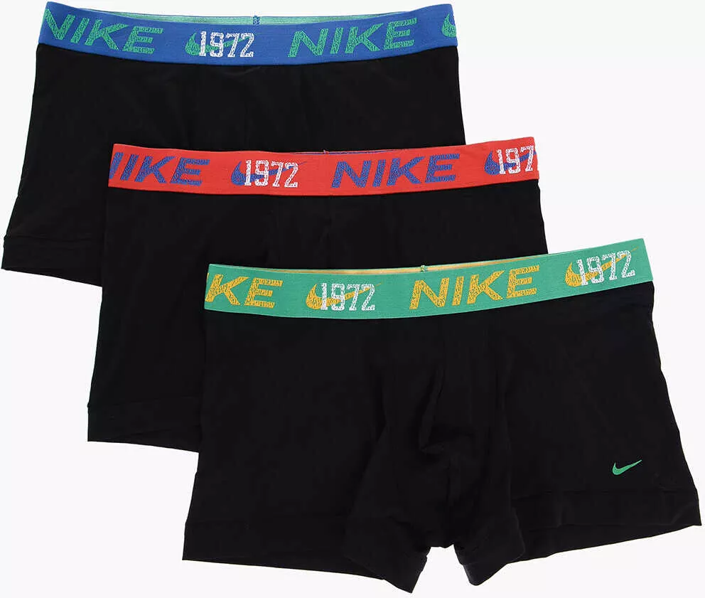 Lenjerie intima Nike Set Of 3 Dri-Fit Boxer With Logoed Elastic Band Black Barbati (BM 16301370) 2