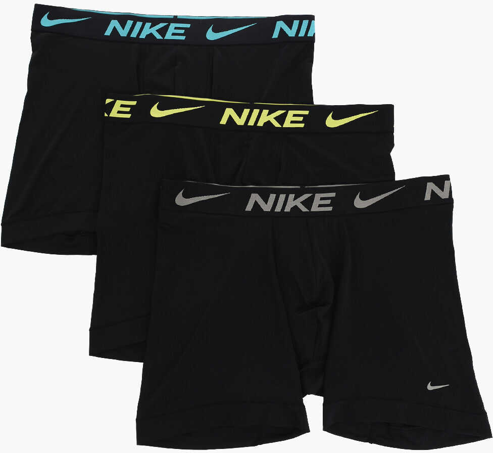 Lenjerie intima Nike Set Of 3 Dri-Fit Boxer With Logoed Elastic Band Black Barbati (BM 16301373) 2