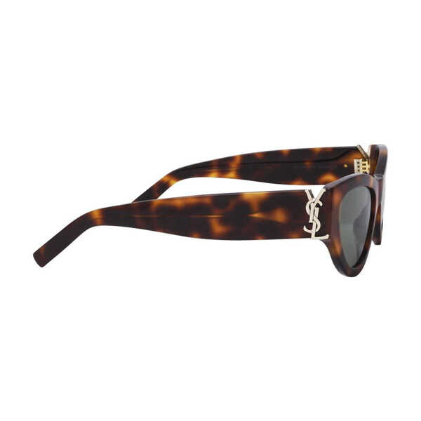 Ochelari de soare Saint Laurent Saint Laurent Sl M94 Linea Monogram Sunglasses Brown Femei (BM 16301772) 3