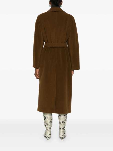 Paltoane Max Mara Max Mara Coat BROWN Femei (BM 16302210) 4