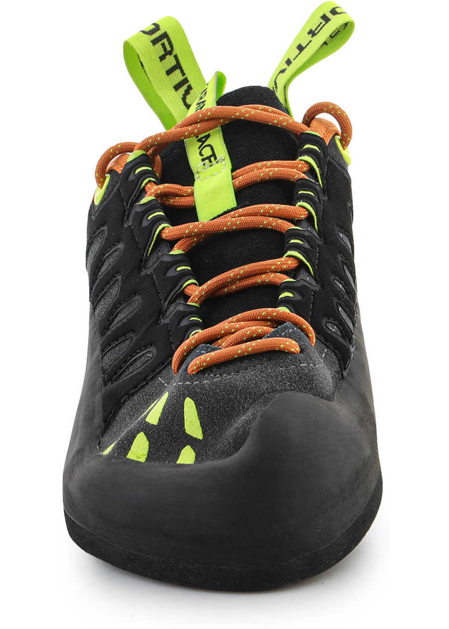 Incaltaminte trekking La Sportiva TARANTULACE CARBON LIME PUNCH Black/Brown Barbati (BM 16308540) 2