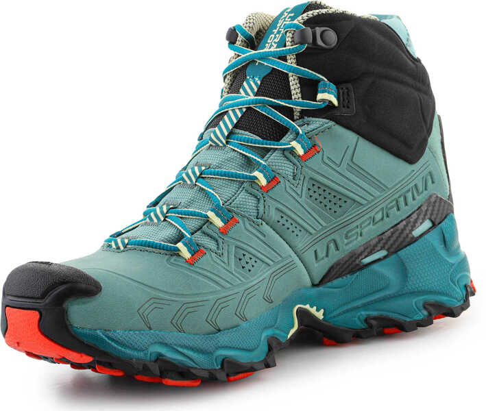 Incaltaminte trekking La Sportiva ULTRA RAPTOR II MID LEATHER WS GTX JUNIPER CARBON Turquoise Barbati (BM 16308558) 3