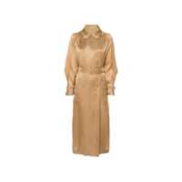 Trenciuri Max Mara Sfilata 'Sacco' Silk Trench Femei