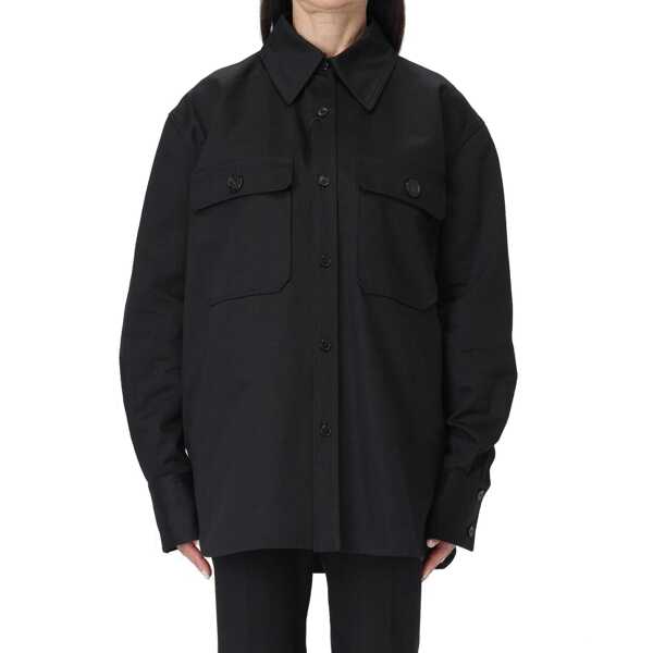 Camasi Saint Laurent Saint Laurent Cotton Shirt Black Femei (BM 16308639) 2