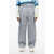 Jil Sander Double-Pleated Wool Pants With Belt Light Blue