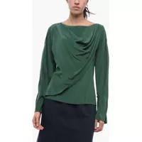 Bluze Silk Wrap Blouse Femei