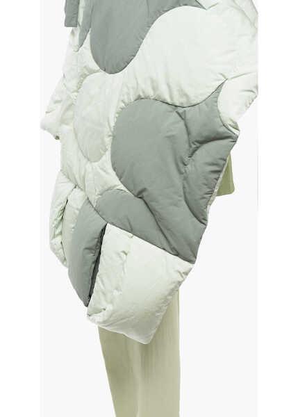 Fulare Jil Sander Sage Quilted Stole With Hood Green Barbati (BM 16317354) 4