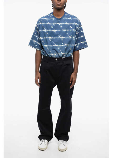 Pantaloni casual Jil Sander 5-Pocket Twill Cotton Pants With Belt Loops Blue Barbati (BM 16317543) 4