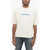 A PAPER KID Cotton Crew-Neck T-Shirt Witth Logo-Print White