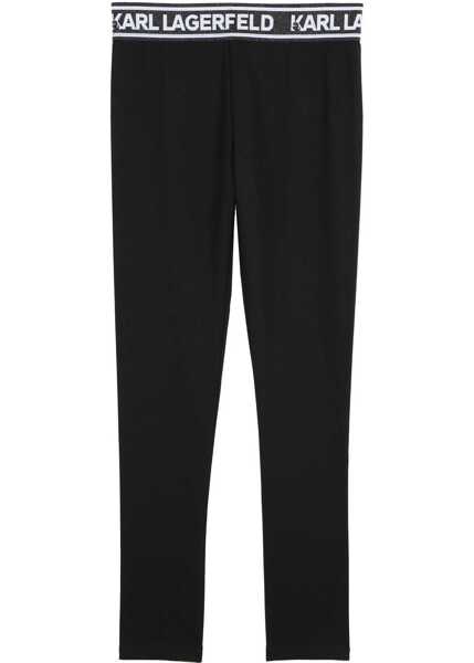 Pantaloni casual Karl Lagerfeld Leggins BLACK Fete (BM 16318170) 1