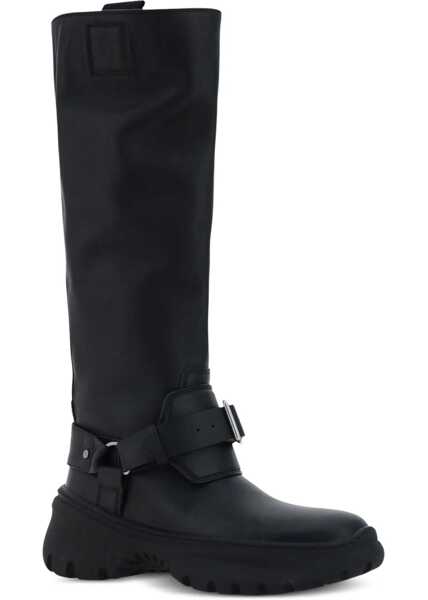 Incaltaminte Burberry Stomp High Boots BLACK Femei (BM 16318500) 2