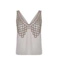 Topuri Self-Portrait Top "Rhinestones" Femei