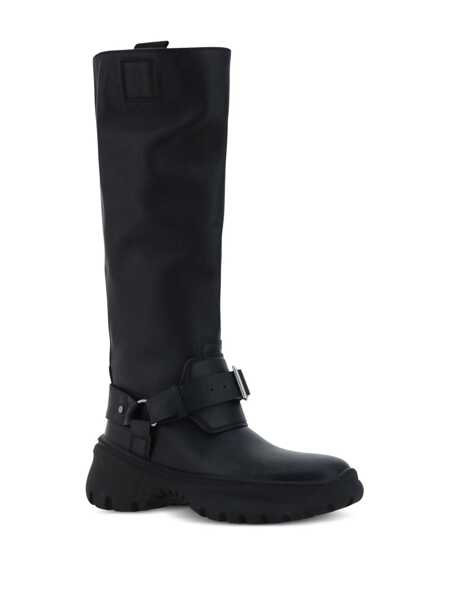 Bocanci Burberry Stomp High Boots Black Femei (BM 16322067) 2