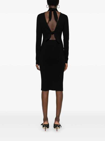 Rochii Givenchy Givenchy Knitted Turtleneck Dress Black Femei (BM 16323321) 4