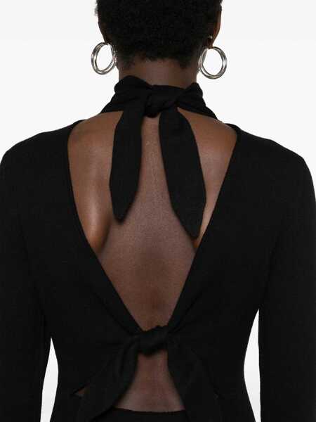 Rochii Givenchy Givenchy Knitted Turtleneck Dress Black Femei (BM 16323321) 5