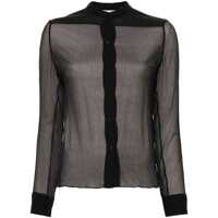 Camasi Chloé Silk Crepon Shirt Clothing Femei