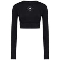 Tricouri Adidas By Stella McCartney Logo Long-Sleeve Cropped T-Shirt Femei
