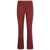 VIA MASINI 80 Via Masini 80 Suede Leather Trousers RED