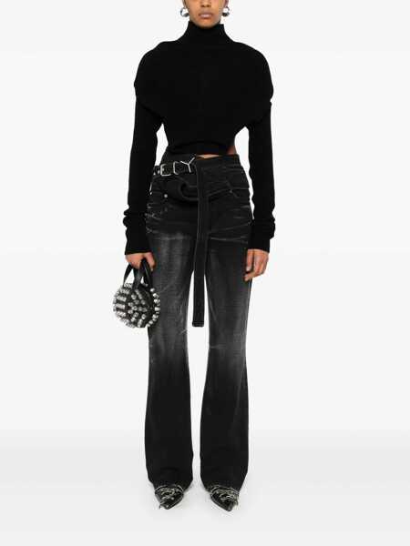 Pulovere Rick Owens Rick Owens Cashmere Turtle-Neck Jumper Black Femei (BM 16326579) 2