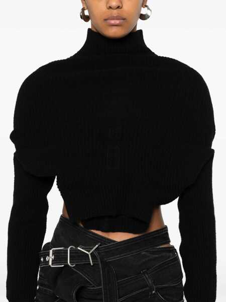 Pulovere Rick Owens Rick Owens Cashmere Turtle-Neck Jumper Black Femei (BM 16326579) 5