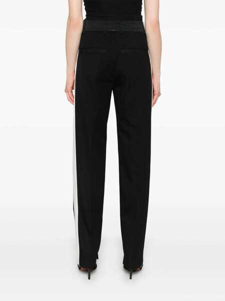 Pantaloni casual MERYLL ROGGE Meryll Rogge Twill-Weave Trousers Black Femei (BM 16333344) 4