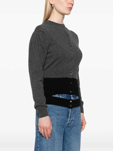 Cardigane MERYLL ROGGE Meryll Rogge Cashmere Puff Sleeve Cardigan Grey Femei (BM 16338447) 3