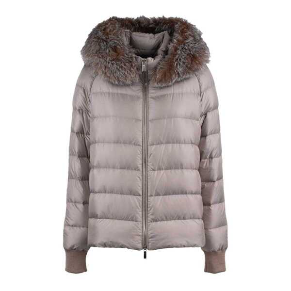 Geci de iarna Moorer Moorer Short Hazelnut Hood Matched With Down Jacket BROWN Femei (BM 16340034) 3