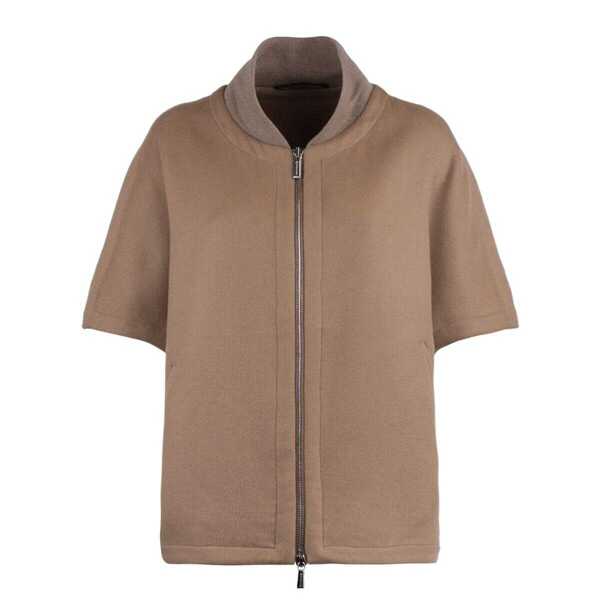 Geci de iarna Moorer Moorer Short Hazelnut Hood Matched With Down Jacket BROWN Femei (BM 16340034) 4