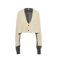 Cardigane Loewe Cropped Wool Cardigan Femei